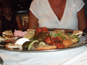 A superb meal for one at the Anixis
