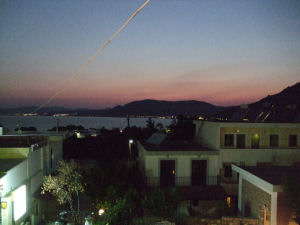 Sunset at the Anixis Restaurant, Pefkos
