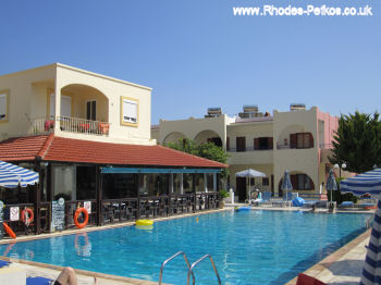 The Chrysanthi Apartments in Pefkos