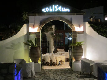 The Coliseum restaurant in Pefkos, Rhodes