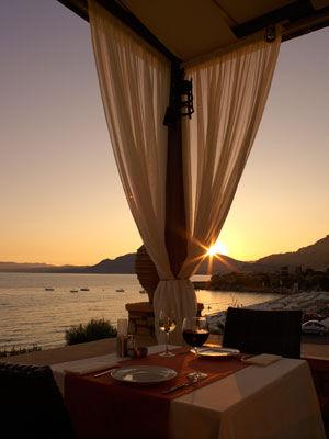 Kyma Beach Restaurant Pefkos. Photo &copy; Gallery Photography