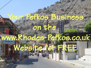 Advertise your Pefkos Business for Free