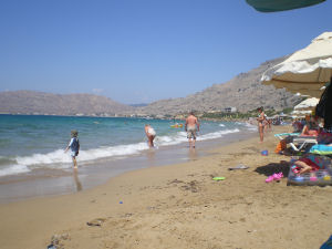 The Beach at Pefkos